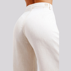 [PAGUE 1 LEVE 2] Calça Modeladora Pantalona 100% Linho Premium