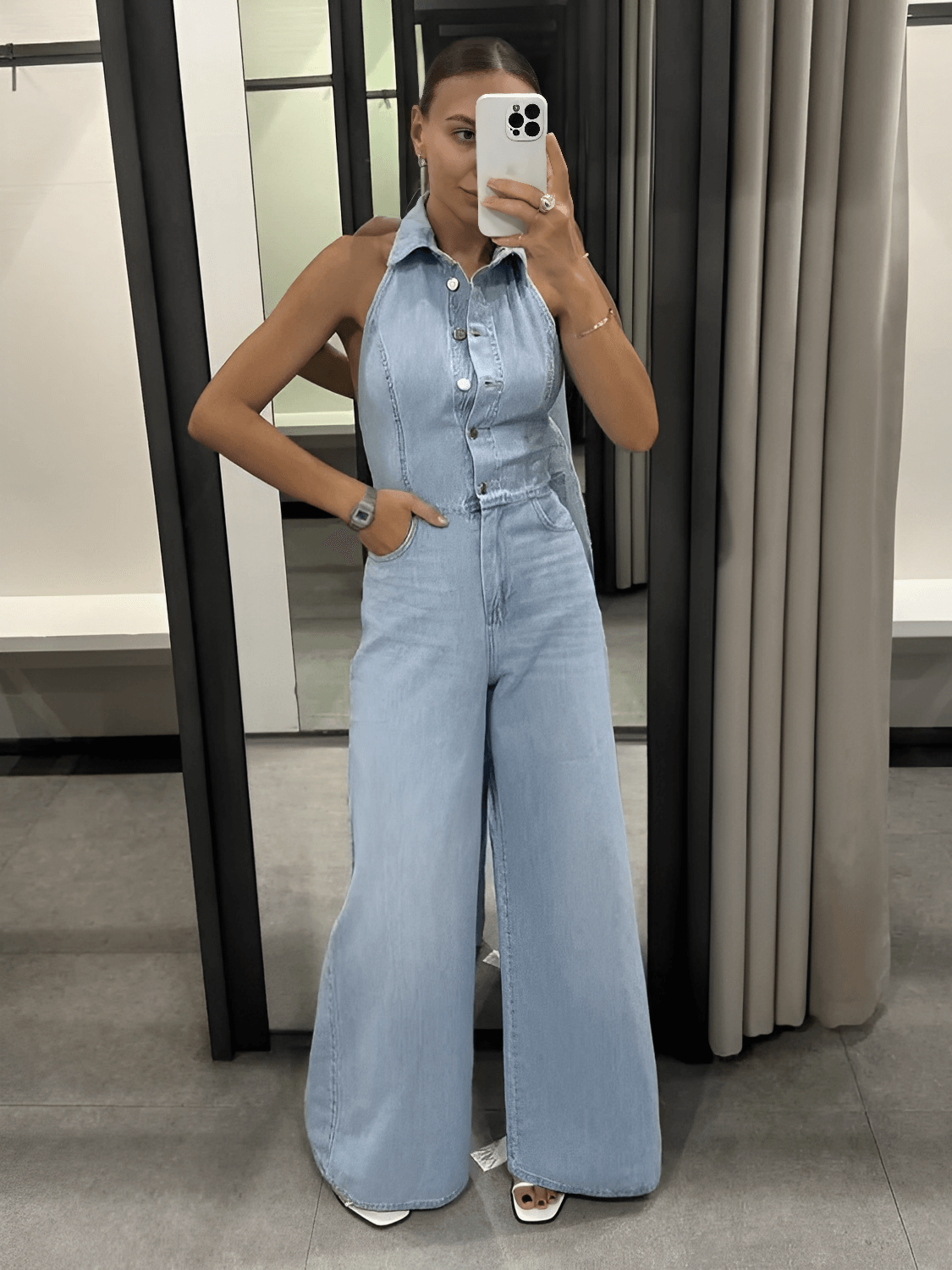 Macacão Jeans Jordana