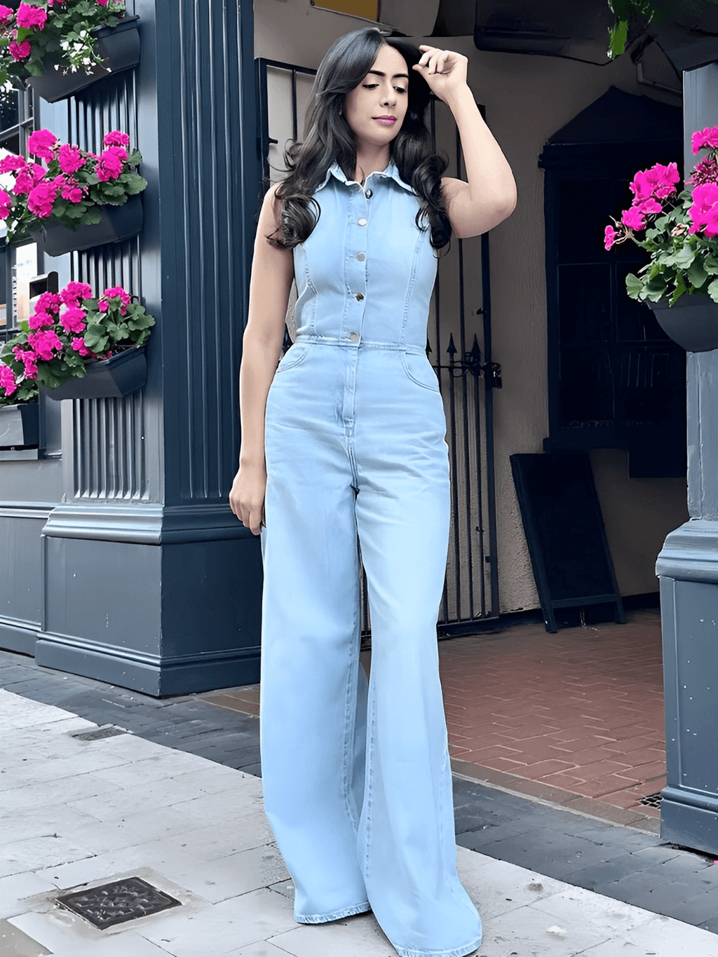 Macacão Jeans Jordana