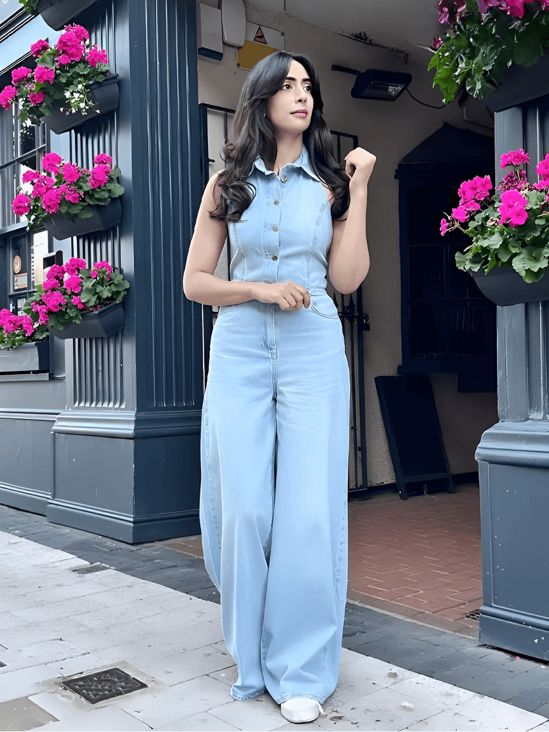 Macacão Jeans Jordana