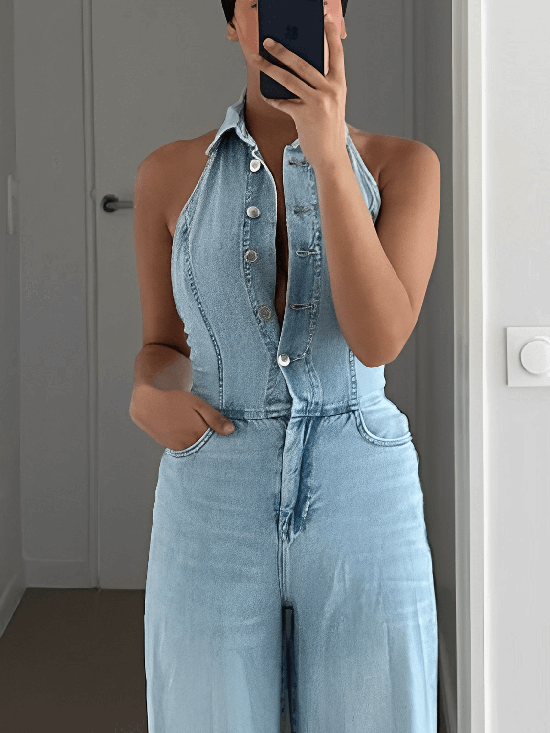 Macacão Jeans Jordana