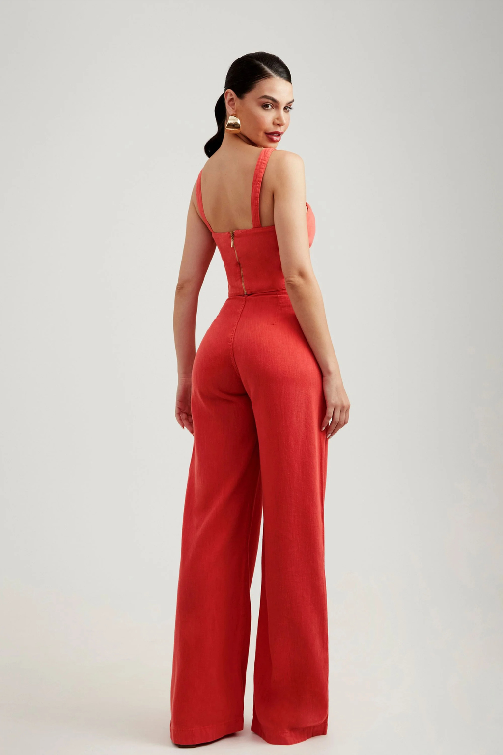 [PAGUE 1 LEVE 2] Calça Modeladora Pantalona 100% Linho Premium