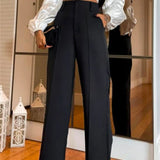 Calça Luxus Pantalona com Bolsos