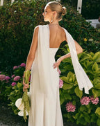 Vestido Midi Campeche com Transpasse Frontal